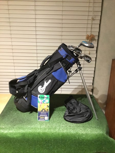 USKG Left Handed WT-20u Set (3 FW Driver, 6i, 8i, PW, Putter) UL48 & Bag (READ)