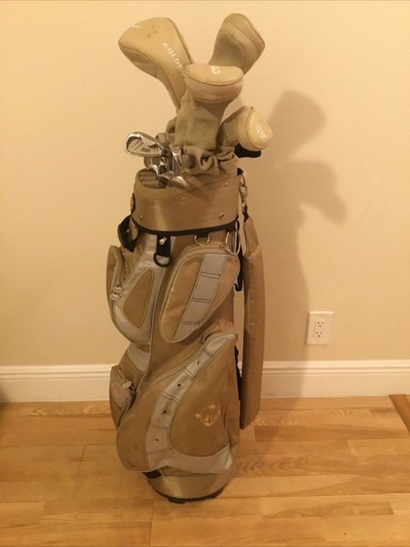 Golden Bear Ladies Wide Body Full Set (D,3W,5W,4H,5H, 6-PW-SW,Putter) & Cart Bag