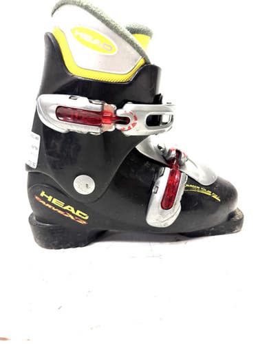 Used Head CARVE X2 Boys DH Ski Boot Black 205 MP - J01 11860-S000298796