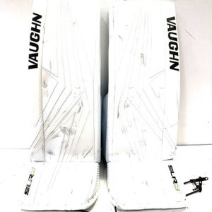 Used Vaughn SLR4 PRO 33 Goalie Leg Pads Senior White 33" 11860-S000297635