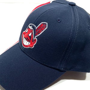 Cleveland Indians Vintage Late '90s MLB Two-Tone 15% Wool NOS Hat (New)