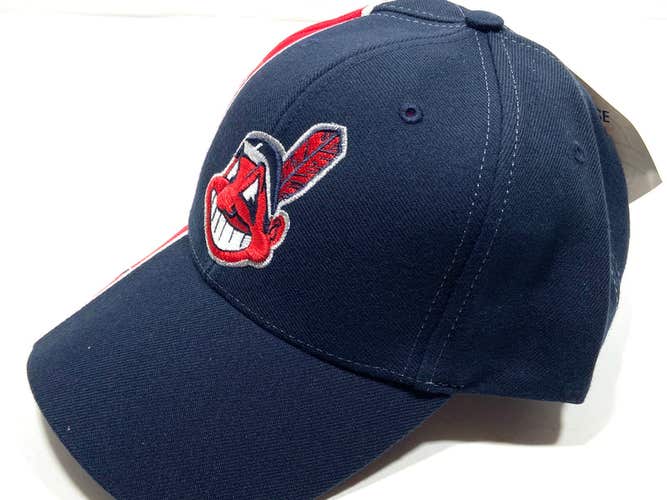 Cleveland Indians Vintage Late '90s MLB Two-Tone 15% Wool NOS Hat (New)