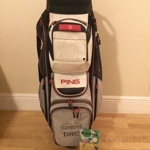 Ping Pioneer Cart Golf Bag with 15-way Dividers & Rain Cover