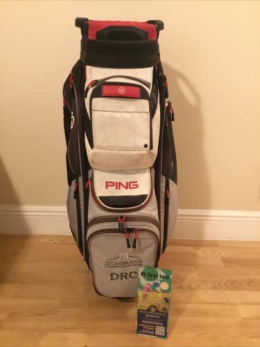 Ping Pioneer Cart Golf Bag with 15-way Dividers & Rain Cover