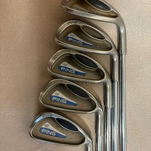 Men's Ping G2 Right Handed Iron Set Uniflex 5 Pieces Steel Shaft (Used)