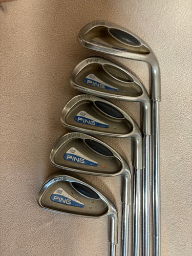 Men's Ping G2 Right Handed Iron Set Uniflex 5 Pieces Steel Shaft (Used)