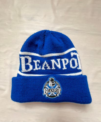knit beanie "Beanpot" ice hockey Boston unisex blue white one size
