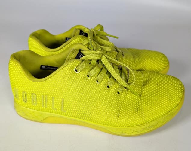 Nobull Shoes Womens Size 9 Yellow Mesh Trainer Athletic Sneakers Lightweight Gym