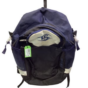 Used Louisville Slugger 2 BAT BACK PACK BB/SB Player Backpack Navy Blue 11347-S000256818