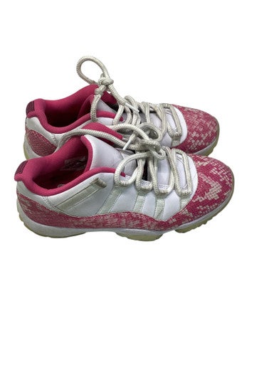 Used Jordan 11 LOW PINK SNAKESKIN Basketball Shoes W White And Pink Senior 8.5 11347-S000256830