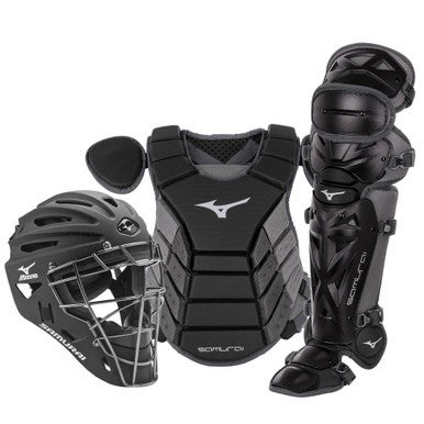 New Samurai Yth Catchers Set Blk/Gry 11855-MIZ380420-BG