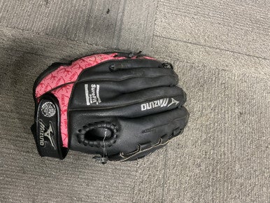 Used Mizuno FINCH 12.5IN BB/SB Glove RH Throw Black 12 1/2" 11614-S000222777