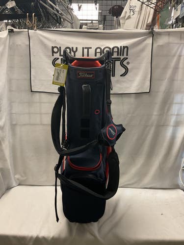 Used Titleist 14 WAY STAND BAG Mens Stand Bag Navy Blue 11490-S000266195