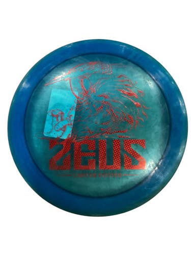 Used Discraft ZEUS Disc Golf Driver Teal 11884-S000053654