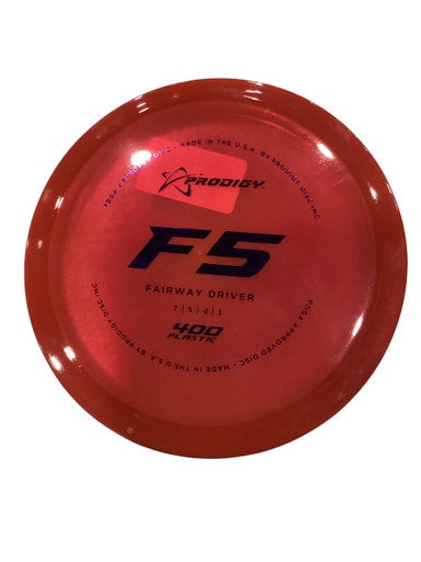 Used Prodigy F5 Disc Golf Driver Red 11884-S000053638