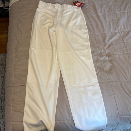 Rawlings Medium Relaxed Fit White Baseball Pants - NEW WITH TAGS