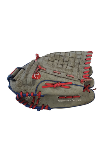 Used Rawlings PLAYER SERIES BB/SB Glove RH Throw Grey 11 1/2" 11850-S000021655