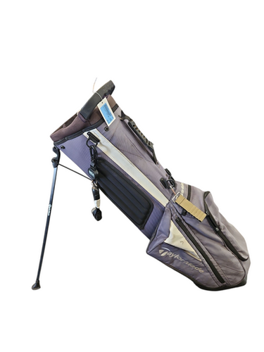 Used Taylormade BLUE GRAY STAND BAG Mens Stand Bag None 11850-S000021648