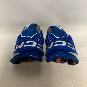 Used CCM TACKS AS-V Intermediate Gloves Royal Blue 13" 11823-S000034727