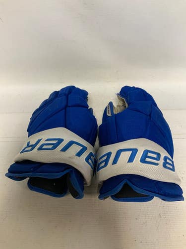 Used Bauer TEAM VAPOR PRO BRAINERD Senior Gloves Royal Blue 14" 11823-S000034725