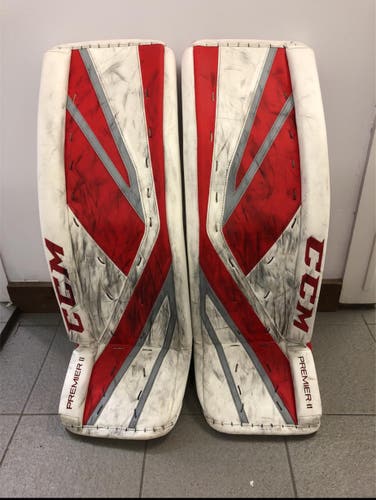 36" CCM Premier II Pro Goalie Leg Pads Pro Stock (Used)
