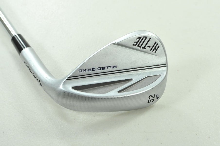 TaylorMade Milled Grind 3 Hi-Toe Chrome 52*-09 Wedge RH Rifle 5.5 Steel # 203744