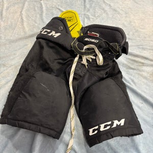 Black Junior Medium CCM Tacks 9060 Hockey Pants (Used)