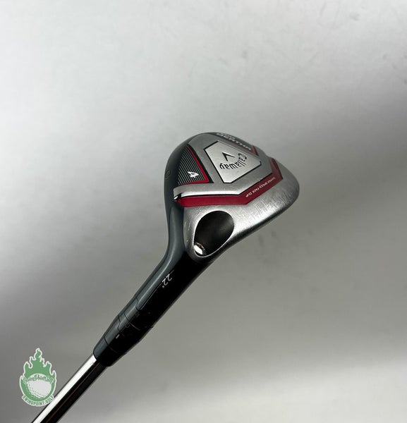 Used RH 2019 Callaway Big Bertha 4 Hybrid 22* Recoil Senior Graphite Golf Club