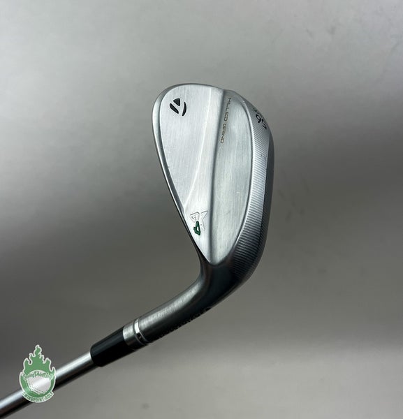 Used RH TaylorMade Milled Grind 4 LB Wedge 56*-08 X-Stiff Flex Steel Golf Club