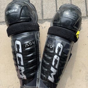 Senior CCM Tacks AS-V 15" Shin Pads (Used)