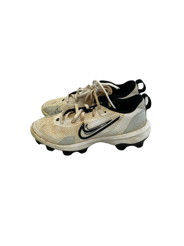 Used Nike Trout Jr 3 Baseball Cleats White 11692-S000142391