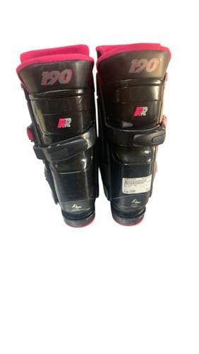 Used Raichle 190 Womens DH Ski Boot Black 260 MP - M08 - W09 11833-S000166390