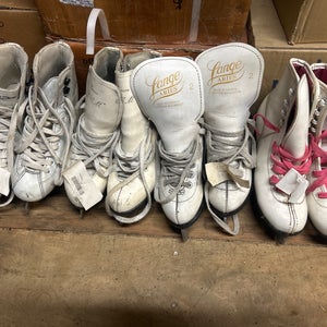 Figure Skates (4 pairs) sizes 1 & 2