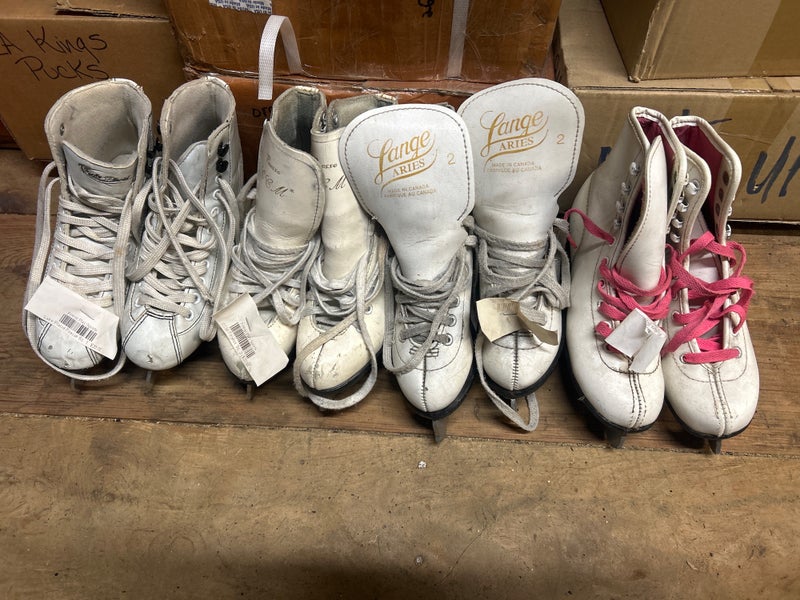 Figure Skates (4 pairs) sizes 1 & 2