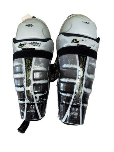 Used Bauer SUPREME NIKE Intermediate Shin Guards White 11" 11833-S000166351