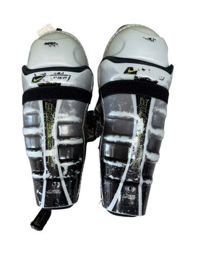 Used Bauer SUPREME NIKE Intermediate Shin Guards White 11" 11833-S000166351