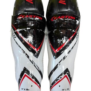 Used Easton SYNERGY Senior Shin Guards White 14" 11833-S000166350