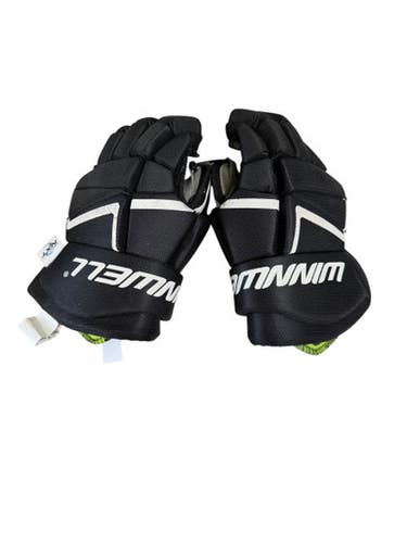 Used WinnWell AMP500 Intermediate Gloves Black 12" 11833-S000166354