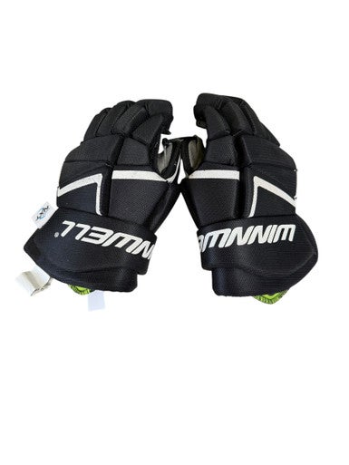 Used WinnWell AMP500 Intermediate Gloves Black 12" 11833-S000166354