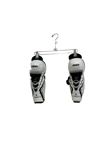 Used CCM LTP Youth Shin Guards White 9" 11692-S000140599