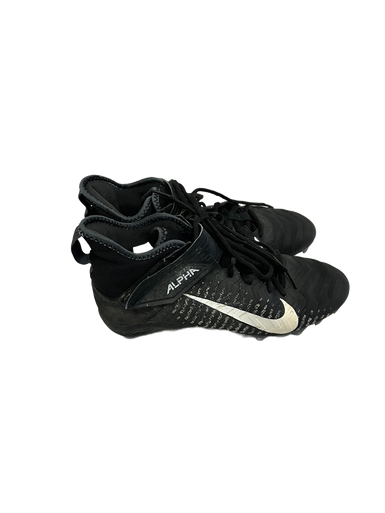 Used Nike ALPHA MENACE PRO 2 Adult FB Cleats Black Senior 8.5 11692-S000140612