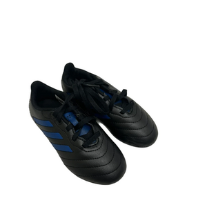 Used Adidas GOLETTO Soccer Cleats Black And Navy Blue Youth 11.0 11692-S000142337
