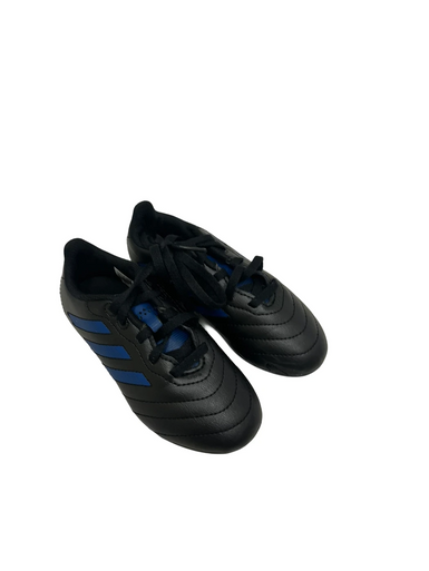 Used Adidas GOLETTO Soccer Cleats Black And Navy Blue Youth 11.0 11692-S000142337