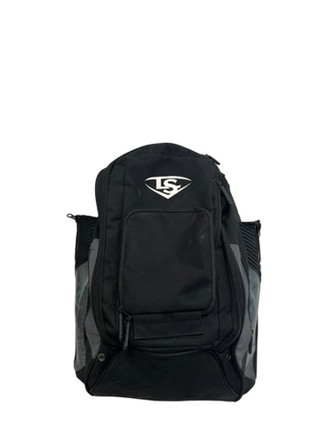 Used Louisville Slugger PRIME BACKPACK BB/SB Player Backpack Black 11692-S000142346