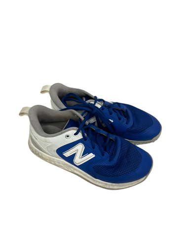 Used New Balance VELO WOMENS BB/SB Cleats Royal Blue And White Senior 6 11692-S000142347