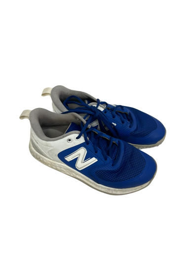 Used New Balance VELO WOMENS BB/SB Cleats Royal Blue And White Senior 6 11692-S000142347