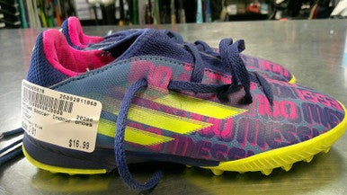 Used Adidas Soccer Indoor Shoes Navy Blue Junior 01 11868-S000065878