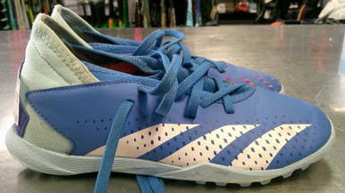 Used Adidas Soccer Indoor Shoes Royal Blue Junior 02.5 11868-S000065879