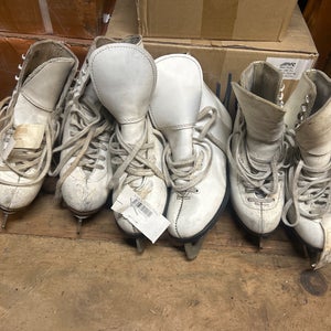 Figure Skates (3 pairs) sizes 2 & 3