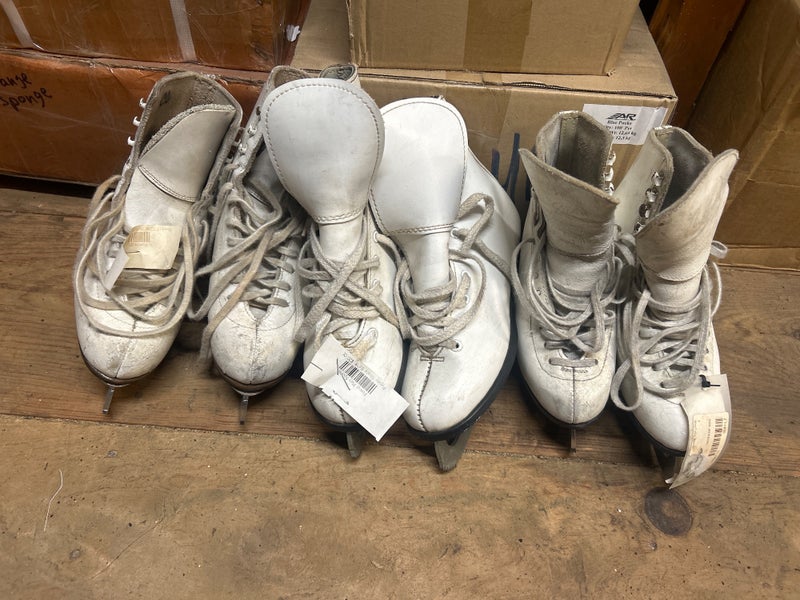 Figure Skates (3 pairs) sizes 2 & 3